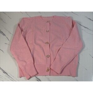SheIn Pink Cardigan Buttons Size Small